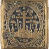 THREE TRIPTYCHS, A DIPTYCH AND SIX BRASS ICONS SHOWING THE DEISIS AND THE IMAGES OF CHRIST - photo 3