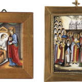 TWO FINIFTI SHOWING THE KIEV CAVES FATHERS AND THE MOTHER OF GOD 'THE HEALER' - Foto 1