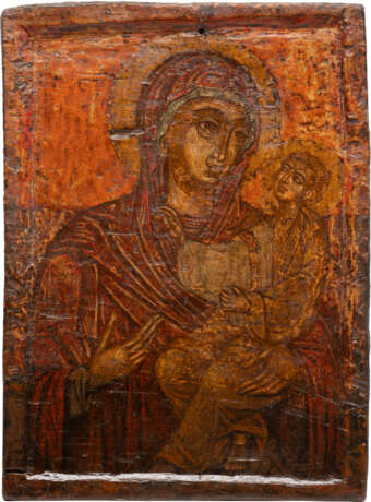 A SMALL ICON SHOWING THE HODIGITRIA MOTHER OF GOD - Foto 1