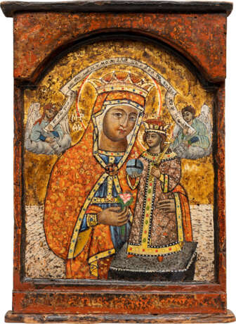 THE CENTRAL PANEL OF A TRIPTYCH SHOWING THE MOTHER OF GOD OF THE 'UNFADING ROSE' - Foto 1