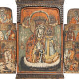 A TRIPTYCH SHOWING THE MOTHER OF GOD 'THE UNFADING ROSE' AND SELECTED SAINTS - photo 1