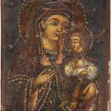 A SMALL ICON SHOWING THE HODIGITRIA MOTHER OF GOD WITHIN KYOT - фото 2