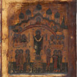 AN ICON SHOWING THE PROTECTING VEIL OF THE MOTHER OF GOD (POKROV) - фото 1
