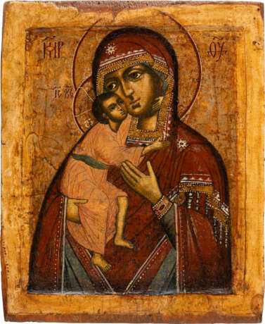 AN ICON SHOWING THE FEODOROVSKAYA MOTHER OF GOD - photo 1