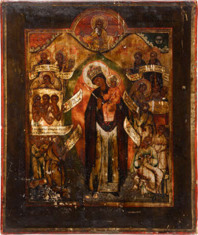 TWO ICONS SHOWING THE MOTHER OF GOD 'JOY TO ALL WHO GRIEVE' AND ST. NICHOLAS OF MYRA - Foto 2