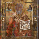TWO ICONS SHOWING THE MOTHER OF GOD 'JOY TO ALL WHO GRIEVE' AND ST. NICHOLAS OF MYRA - photo 3
