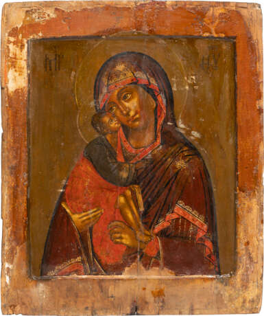 AN ICON SHOWING THE TOLGSKAYA MOTHER OF GOD WITH RIZA - Foto 2