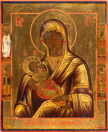 AN ICON SHOWING THE BREAST-FEEDING MOTHER OF GOD (GALAKTOTROPHOUSA) - photo 1