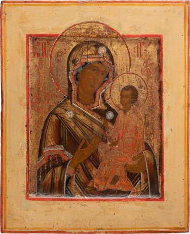 AN ICON SHOWING THE TIKHVINSKAYA MOTHER OF GOD - photo 1