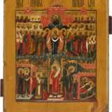 AN ICON SHOWING THE PROTECTING VEIL OF THE MOTHER OF GOD - Foto 1