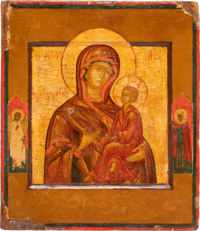 A SMALL ICON SHOWING THE TIKHVINSKAYA MOTHER OF GOD - photo 1