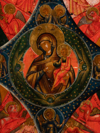 A FINE ICON SHOWING THE MOTHER OF GOD 'OF THE UNBURNT BUSH' - фото 2