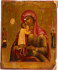 A SMALL ICON SHOWING THE MOTHER OF GOD 'SEEKING OF THE LOST'