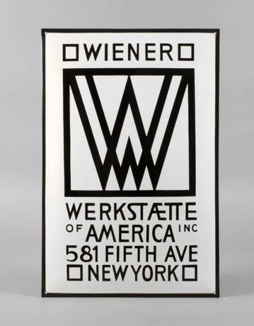 Emailschild Wiener Werkstätte - photo 1