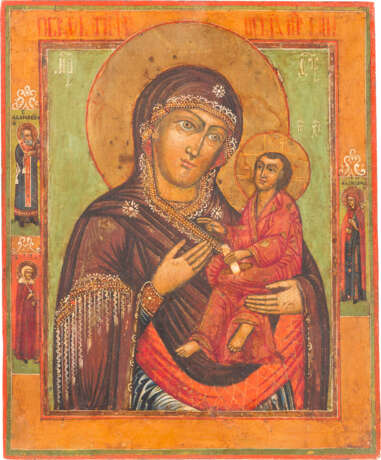 A LARGE ICON SHOWING THE TIKHVINSKAYA MOTHER OF GOD - photo 1