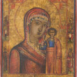 A SMALL ICON SHOWING THE KAZANSKAYA MOTHER OF GOD - фото 1