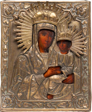 AN ICON SHOWING THE MOTHER OF GOD 'SURETY OF SINNERS' - фото 1