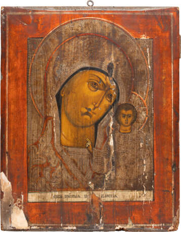 AN ICON SHOWING THE KAZANSKAYA MOTHER OF GOD - фото 1