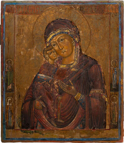 TWO ICONS: THE FEODOROVSKAYA MOTHER OF GOD AND A FEAST DAY ICON - photo 3