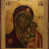 A LARGE ICON SHOWING THE KAZANSKAYA MOTHER OF GOD - Foto 1