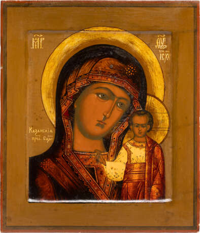 AN ICON SHOWING THE KAZANSKAYA MOTHER OF GOD - photo 1