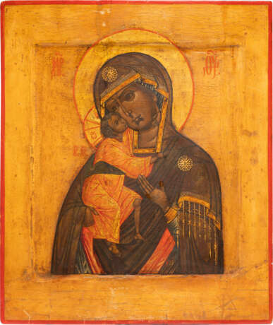 AN ICON SHOWING THE FEODOROVSKAYA MOTHER OF GOD - фото 1