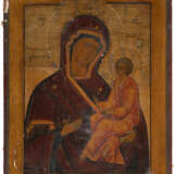 TWO SMALL ICONS SHOWING IMAGES OF THE MOTHER OF GOD - photo 3