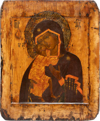 AN ICON SHOWING THE FEODOROVSKYA MOTHER OF GOD - Foto 1