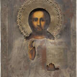 TWO ICONS WITH OKLAD: A LARGE ICON SHOWING THE MOTHER OF GOD 'JOY TO ALL WHO GRIEVE' AND CHRIST PANTOKRATOR - photo 2