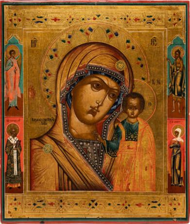 AN ICON SHOWING THE KAZANSKAYA MOTHER OF GOD - photo 1