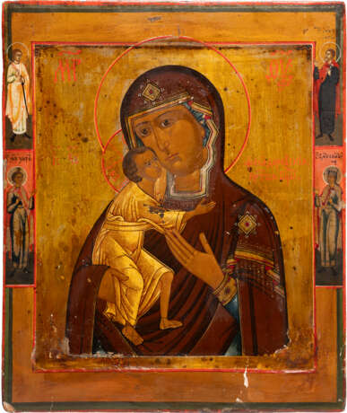 AN ICON SHOWING THE FEODOROVSKAYA MOTHER OF GOD - фото 1