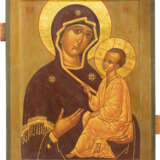 TWO LARGE ICONS SHOWING THE KURSKAYA MOTHER OF GOD AND THE MOTHER OF GOD OF TIKHVIN - Foto 2