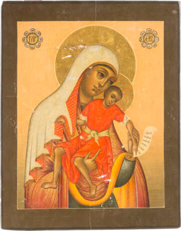 AN ICON SHOWING THE MOTHER OF GOD OF KYKKOS - photo 1