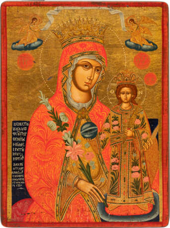 THREE ICONS SHOWING CHRIST AND THE MOTHER OF GOD - фото 2