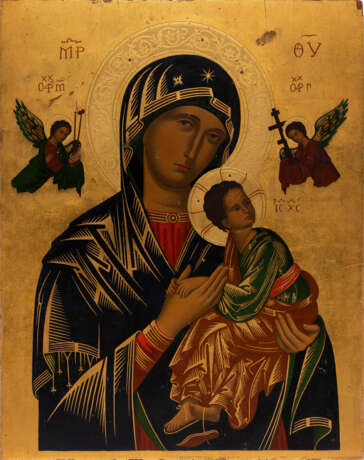 A DATED IMAGE OF THE MOTHER OF GOD OF THE LADY OF PERPETUAL HELP - photo 1