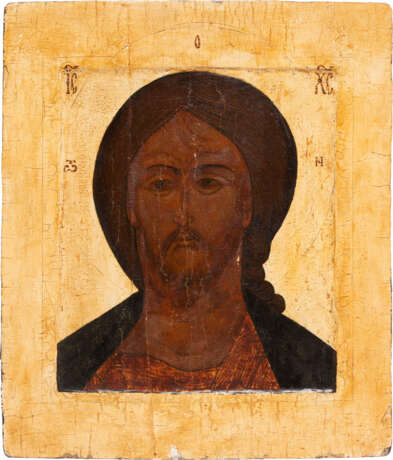 AN ICON SHOWING CHRIST WITH THE FEARSOME EYE - Foto 1