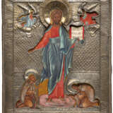 A LARGE ICON SHOWING CHRIST OF SMOLENSK WITH RIZA - фото 1
