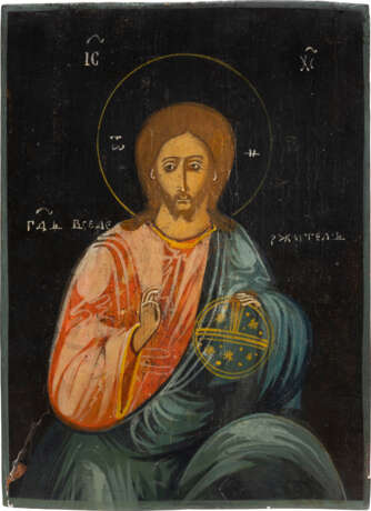 AN ICON SHOWING CHRIST THE SAVIOUR - photo 1