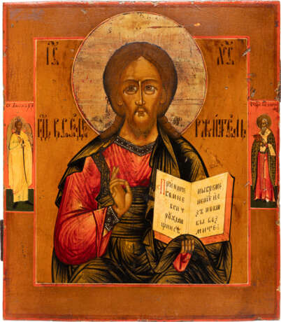 AN ICON SHOWING CHRIST PANTOKRATOR - photo 1