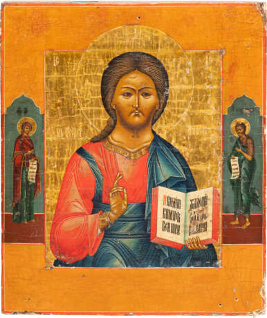 AN ICON SHOWING CHRIST PANTOKRATOR - photo 1