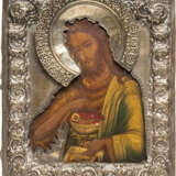 AN ICON SHOWING ST. JOHN THE FORERUNNER WITH RIZA - photo 1