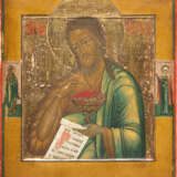 AN ICON SHOWING ST. JOHN THE FORERUNNER FROM A DEISIS - Foto 1