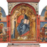 A TRIPTYCH SHOWING THE DEISIS AND SELECTED SAINTS - photo 1