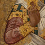 A RARE AND LARGE ICON SHOWING CHRIST THE HIGH PRIEST - Foto 3