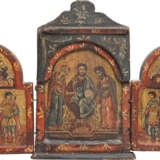 A TRIPTYCH SHOWING THE DEISIS AND SELECTED SAINTS - photo 1