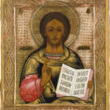 A SMALL ICON SHOWING CHRIST PANTOKRATOR - фото 1