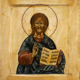 AN ICON SHOWING CHRIST PANTOKRATOR - photo 1