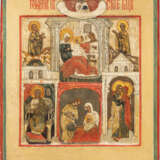 AN ICON SHOWING THE NATIVITY OF THE MOTHER OF GOD - фото 1