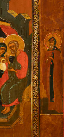 A SIGNED ICON SHOWING THE NATIVITY OF THE MOTHER OF GOD - Foto 4