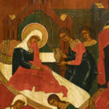 A SIGNED ICON SHOWING THE NATIVITY OF THE MOTHER OF GOD - Foto 5